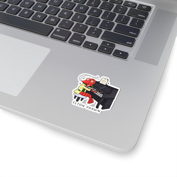 Elton Prawn Sticker